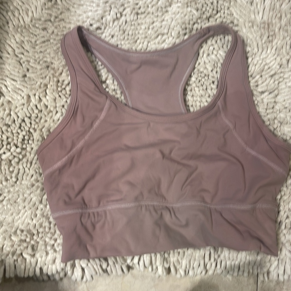 Lululemon longline DD dusty rose